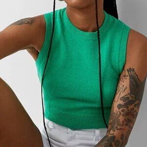 🌸3 for 25$🌸 Simons Twik Green Terry Cloth Tank Top Large